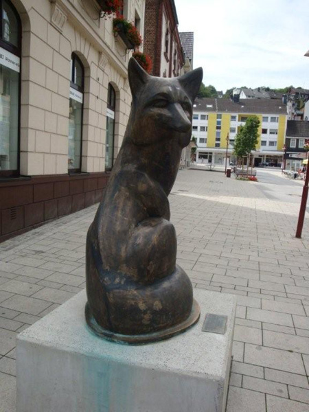 Ein Bronzefuchs 