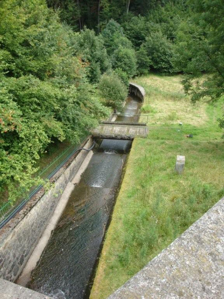 berlauf bei Hochwasser 