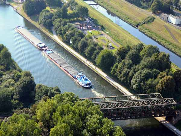 Rhein-Herne-Kanal und Emscher, Oberhausen