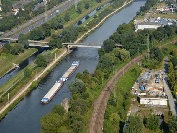 Rhein-Herne-Kanal + Emscher, Oberhausen