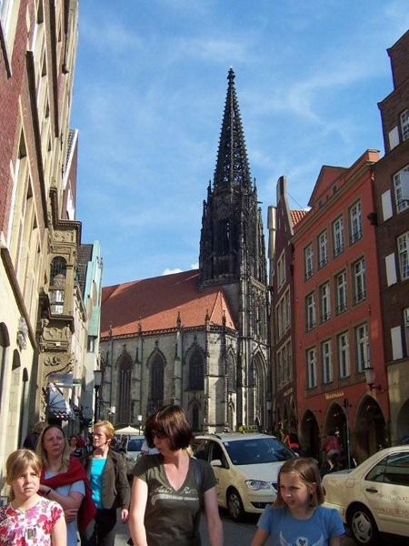 Blick auf die Lambertikirche