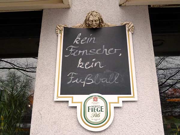 Hier wird nicht fergesehen, viel zu langweilig.