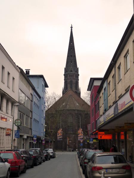 Blick auf die Marienkirche, Bochum