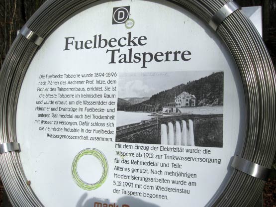 Infotafel am Rundweg