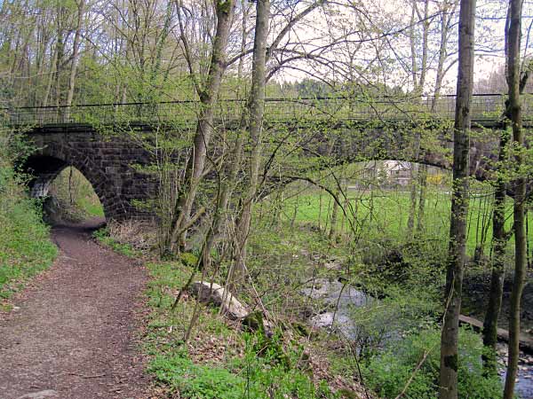 Wanderweg-Unterführung